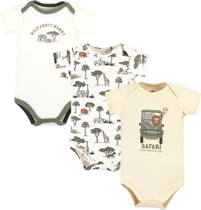 Hudson Baby Unisex Baby Cotton Bodysuits by HudsonBaby