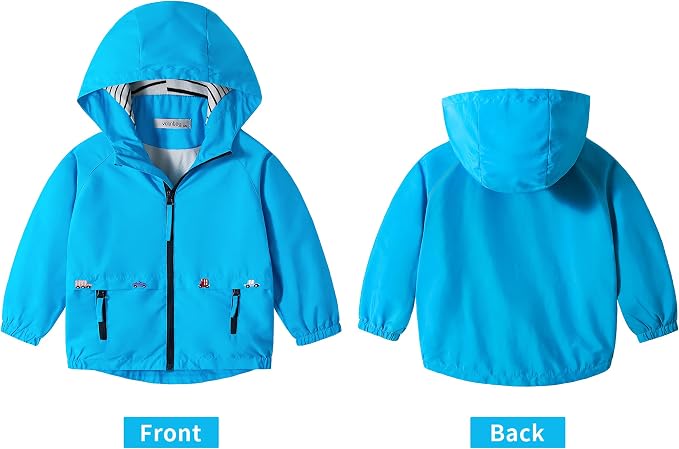 Volunboy Toddler Boys Spring Windbreaker Lightweight Jacket | baby boy - Image 4