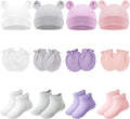 Syhood 4 Sets Baby Hat Mittens Socks Bear Ear by Syhood