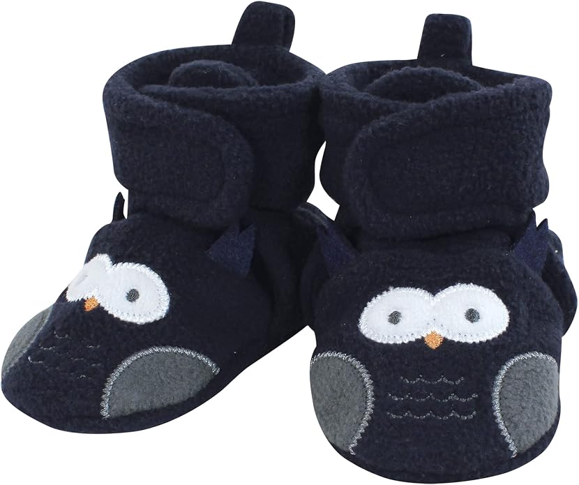 Hudson Baby Baby Animal Fleece Booties 2-pack - Image 4