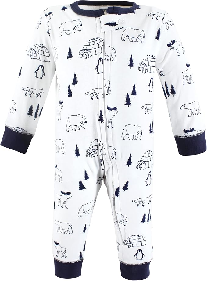 Hudson Baby Unisex Baby Cotton Sleep and Play - Image 3