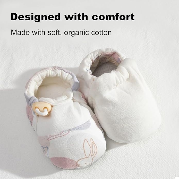 Baby Booties Toddler Cozy First Walking Boots Stay-on Soft Cozy Cotton Non-Slip - Image 6