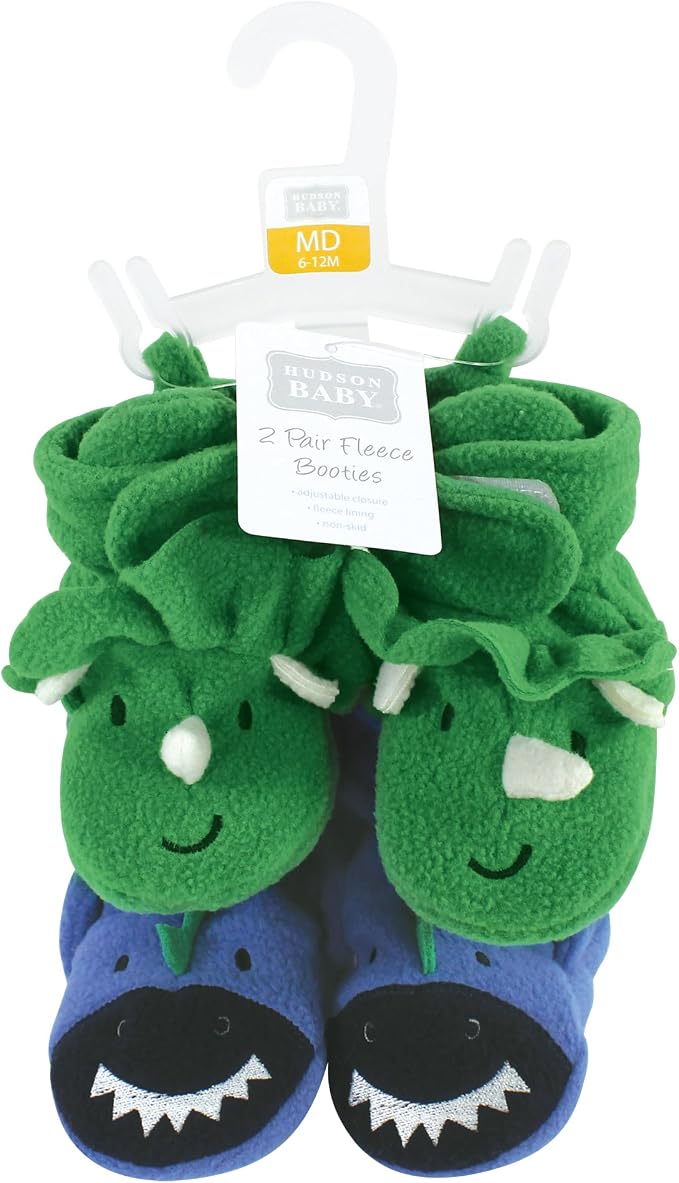 Hudson Baby Unisex-Baby Cozy Fleece BootiesSlipper Sock - Image 2