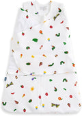 HALO Eric Carle 100% Cotton Sleepsack Swaddle, 3-Way Adjustable Wearable Blanket by HALO