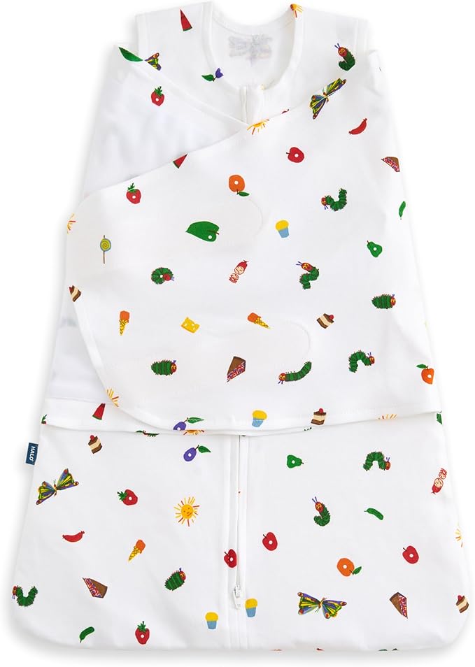 HALO Eric Carle 100% Cotton Sleepsack Swaddle, 3-Way Adjustable Wearable Blanket by HALO