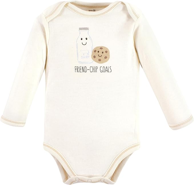 Touched by Nature Unisex Baby Organic Cotton Long-Sleeve Bodysuits - Image 6