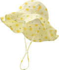 HONGTEYA Baby Sun Hat Wide Brim Adjustable Toddler Beach Bucket Hat | Soft by HONGTEYA