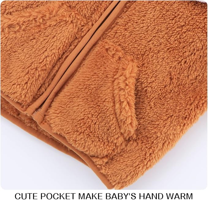 Baby Boy Fleece Jacket Girl Winer Clothes Coat - Image 5