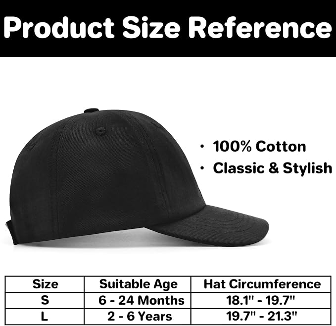 qikqik Baby Baseball Cap Toddler Baseball Hat Baby Ball Cap Toddler Hats - Image 6