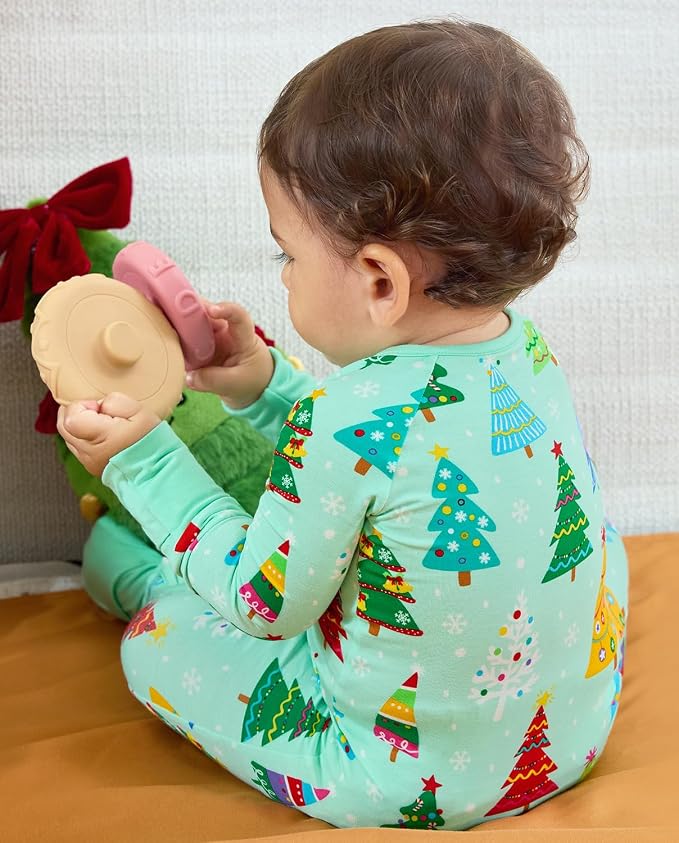 babee Reshinee Bamboo Viscose Baby Footie Pajama, Zipper Sleeper Boys Girls | - Image 9