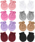 BQUBO Newborn Infant Toddler Mittens No Scratch Cotton Elastic Wrist Gloves by DRESHOW