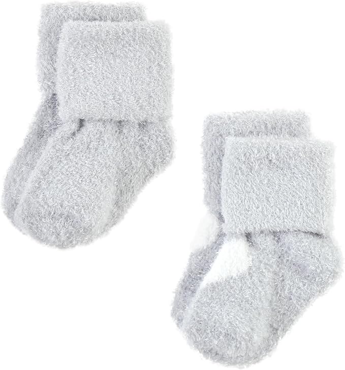 Hudson Baby Baby 8-pack Cotton Rich Newborn and Terry Socks - Image 5