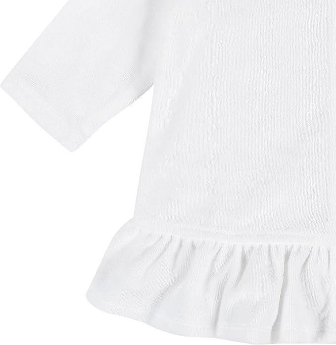 Gerber Baby & Toddler Girls Zipper Hoodie Terry Swimsuit Cover Up - Image 2