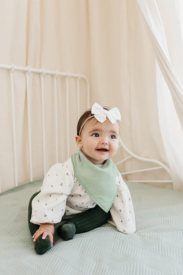 Copper Pearl Baby Bibs 4 Pack, Printed Bandana Drool Bibs - Image 2