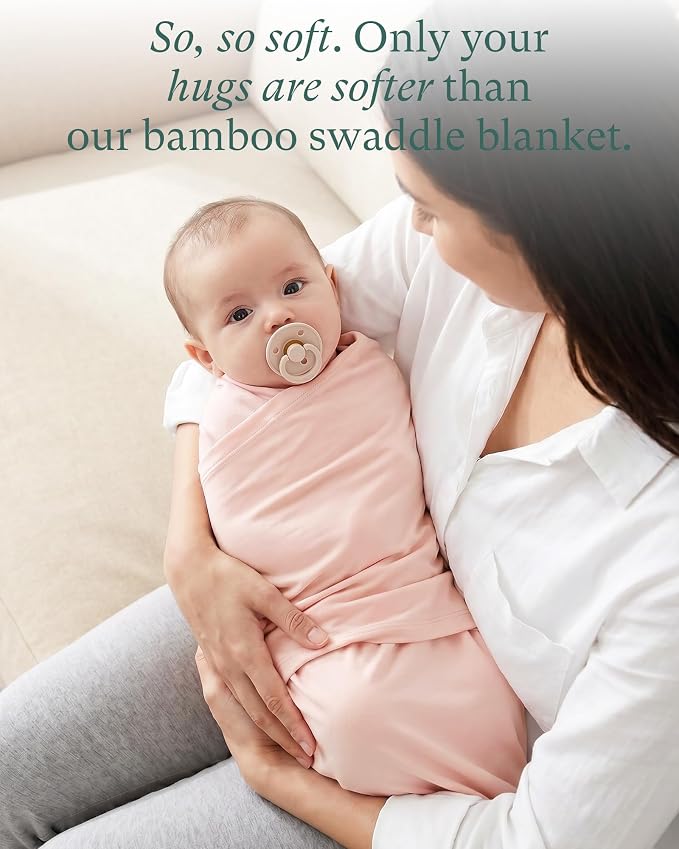 PurComfy Supersoft Swaddle Blanket, Premium Bamboo Viscose, Lightweight & - Image 4