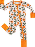 pureborn Baby Sleeper Viscose from Bamboo Zipper Footies 0-24 Months by pureborn