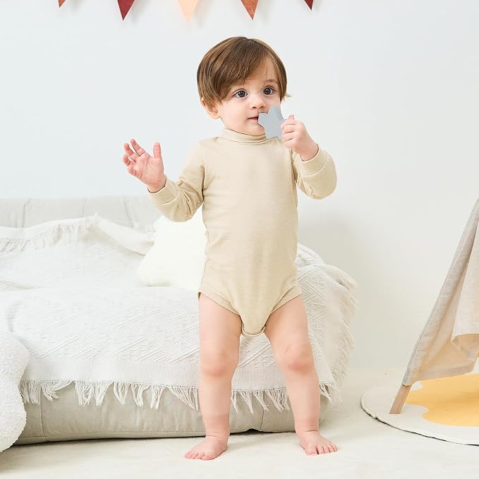 pureborn Baby Girls Boys Bodysuit Super Soft Cotton Romper 0-24 Months | - Image 8