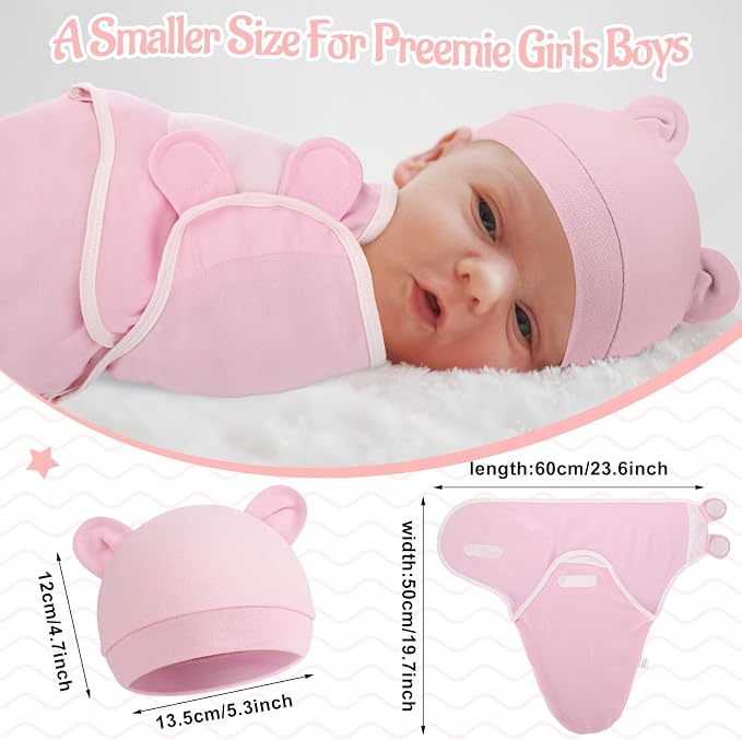 Buryeah 4 Pack Swaddle Blanket Wrap - Image 3