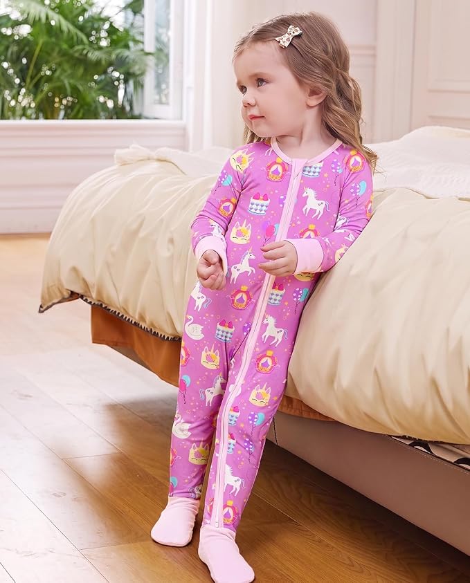 babee Reshinee Viscose derived from bamboo Baby Pajamas Convertible Footie - Image 7