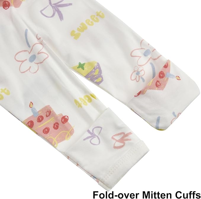 Aablexema Baby Nightgowns Rayon of Bamboo 2-way Zipper - Image 6