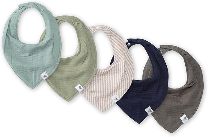 Burt's Bees Baby Bandana Bib Set by BurtsBeesBaby