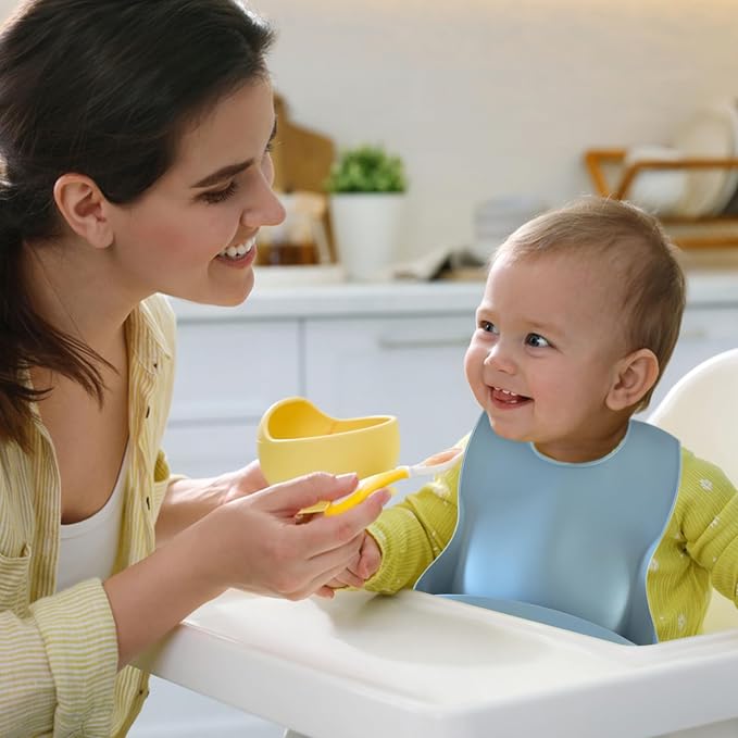 Silicone Baby Feeding Bibs – Waterproof, Soft & Adjustable - Image 7