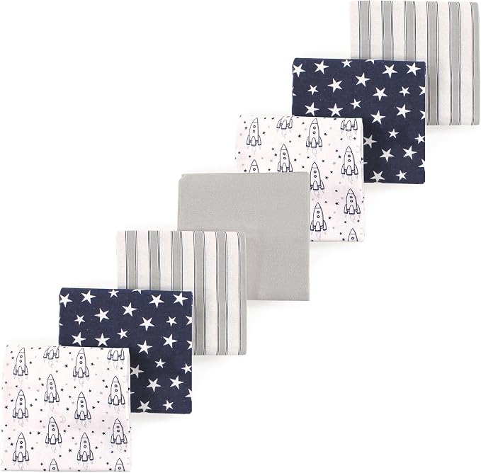 Luvable Friends Little Treasure Flannel Receiving Blankets 7pk by Luvable+Friends