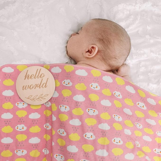 DRESHOW BQUBO Cotton Baby Swaddle Hat Set Newborn Infant Receiving Blankets - Image 3