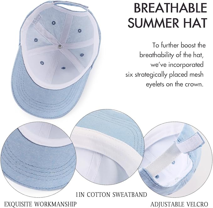 JANGANNSA Cotton Toddler Baseball Cap Baby Boy Sun Hat - Image 5