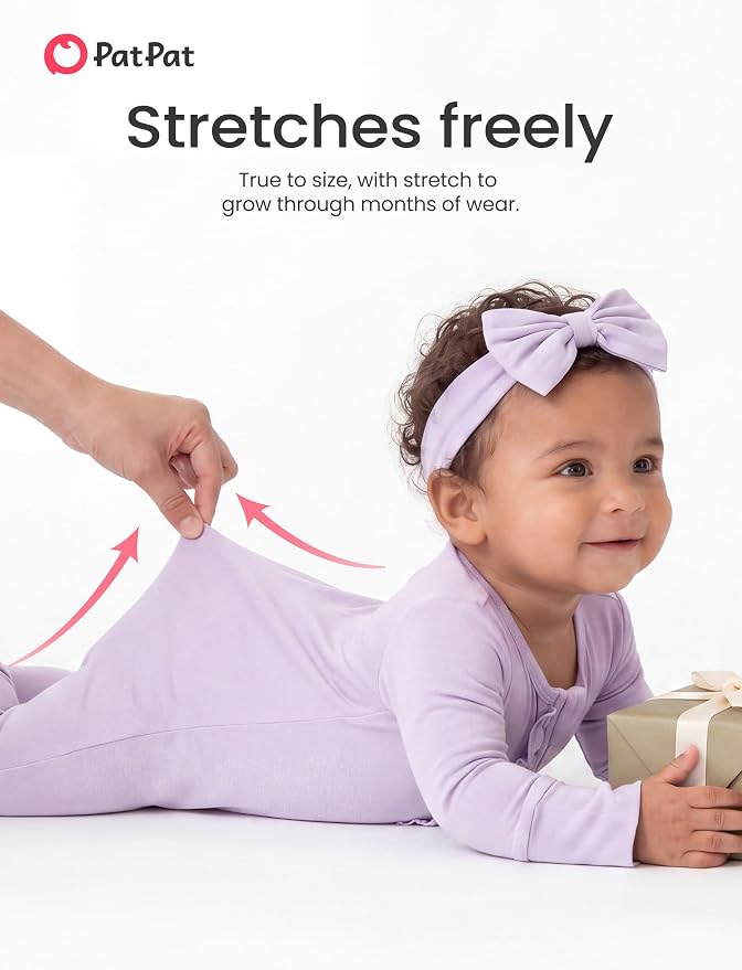 PATPAT Bamboo Viscose Baby Footie - Image 5