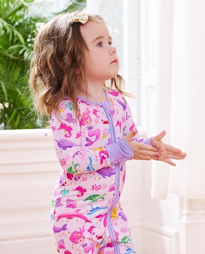 babee Reshinee Viscose derived from bamboo Baby Pajamas Convertible Footie - Image 6