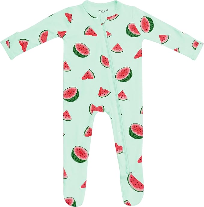 KYTE BABY Infant and Toddler Dual Zipper Footie, Ultra-Soft Rayon Made From by KYTEBABY