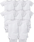 Gerber Baby Boys & Girls 8-Pack Short Sleeve Onesies Bodysuits by Gerber