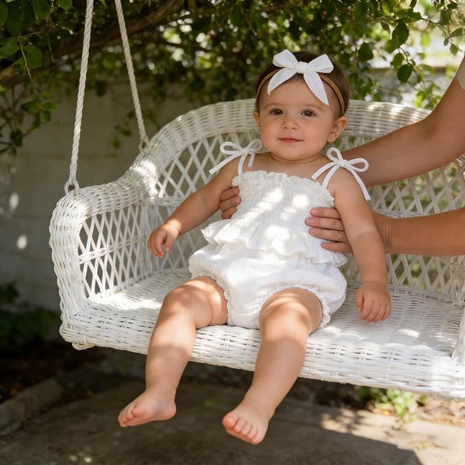 Baby Girl Romper Ruffle Newborn Girl Bodysuit Jumpsuit Baby Girl Clothes Outfit - Image 4