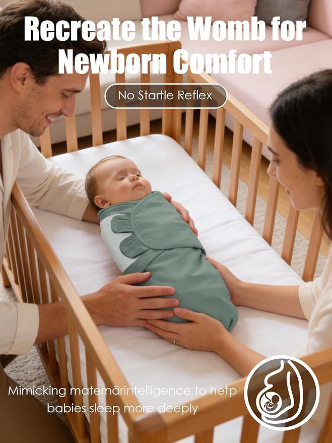 Newborn Swaddle Blanket Wrap 0-3 Months - Image 3