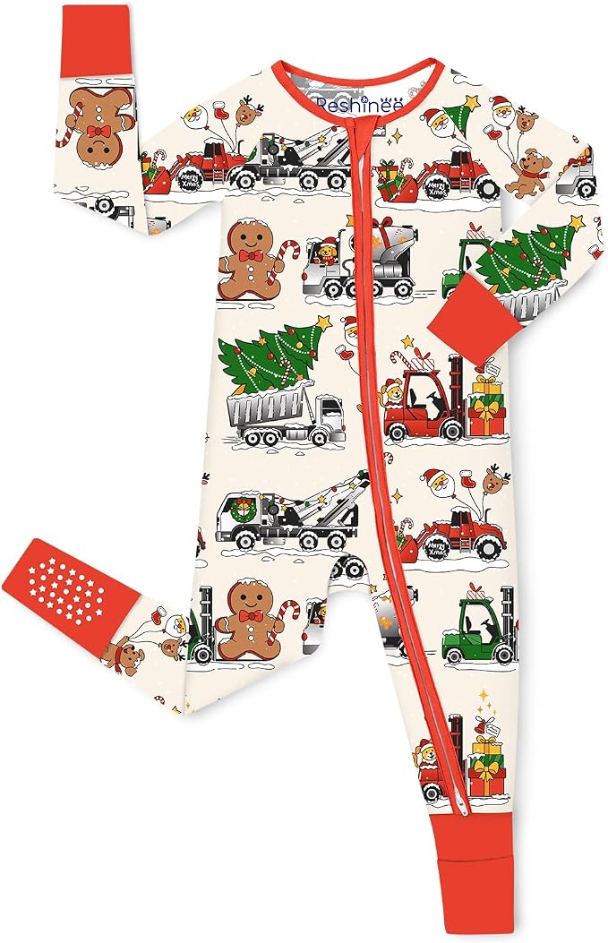 babee Reshinee Bamboo Viscose Baby Footie Pajama, Zipper Sleeper Boys Girls by babeeReshinee