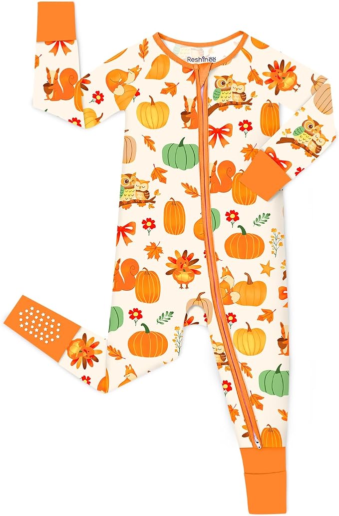 babee Reshinee Viscose Derived from Bamboo Baby Footie Pajamas Convertible by babeeReshinee