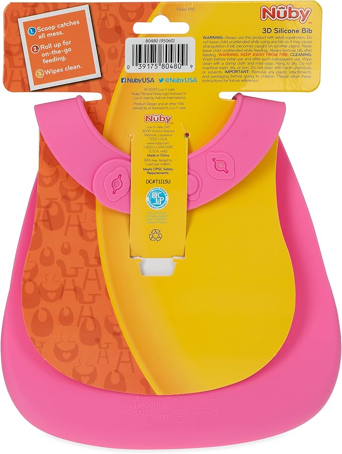 Nuby Feeding Bibs - Image 8