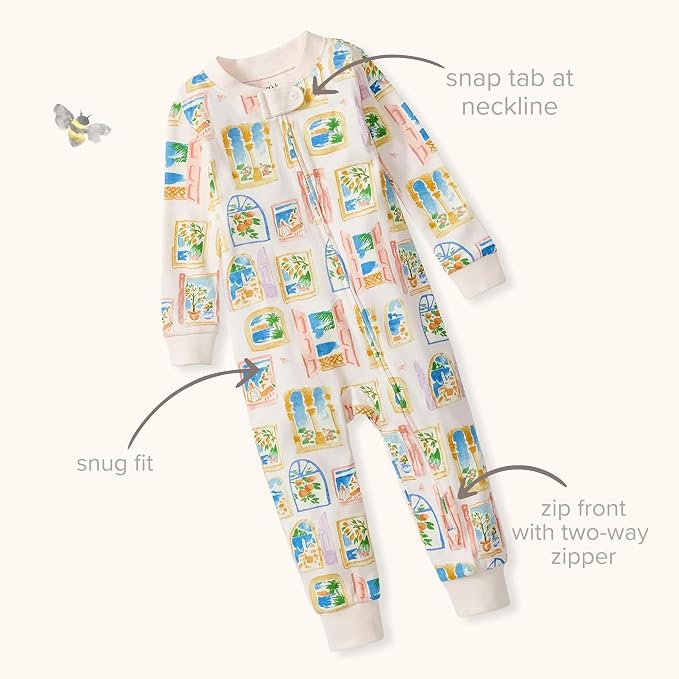 Burt's Bees Baby Unisex Footless Sleeper Pajama, 1-Pc Zip-Up Footie Pajama | - Image 6