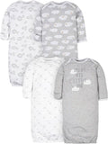 Gerber Baby Boys & Girls 4-Pack Sleeper Gown by Gerber