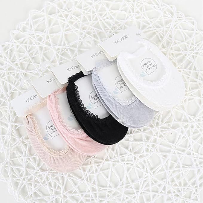 Baby Girl Socks Lace Non-skid Toddler Socks Newborn Infants Anti Slip Skid - Image 7