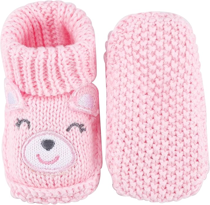Newborn Knit Booties Soft Baby Sock Boots - Image 2