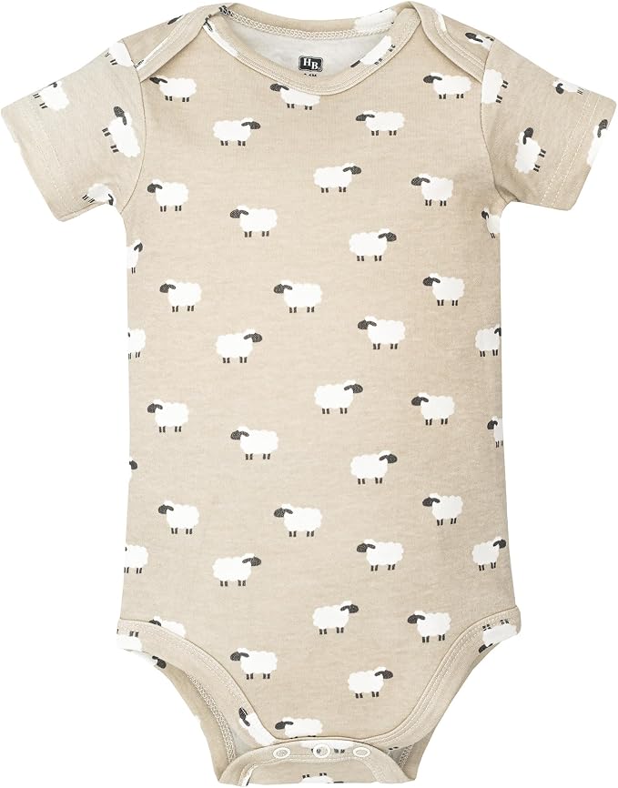 Hudson Baby Unisex Baby Cotton Bodysuits 5-Pack - Image 4