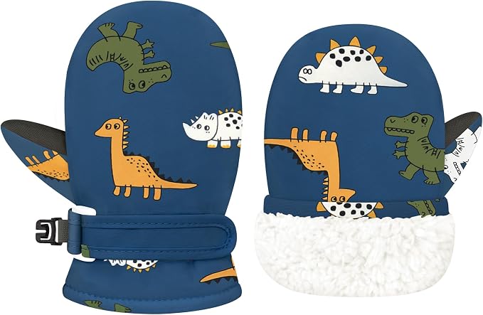 Olreco Baby Toddler Mittens Waterproof Infant Baby Winter Mittens Toddler Snow by Olreco
