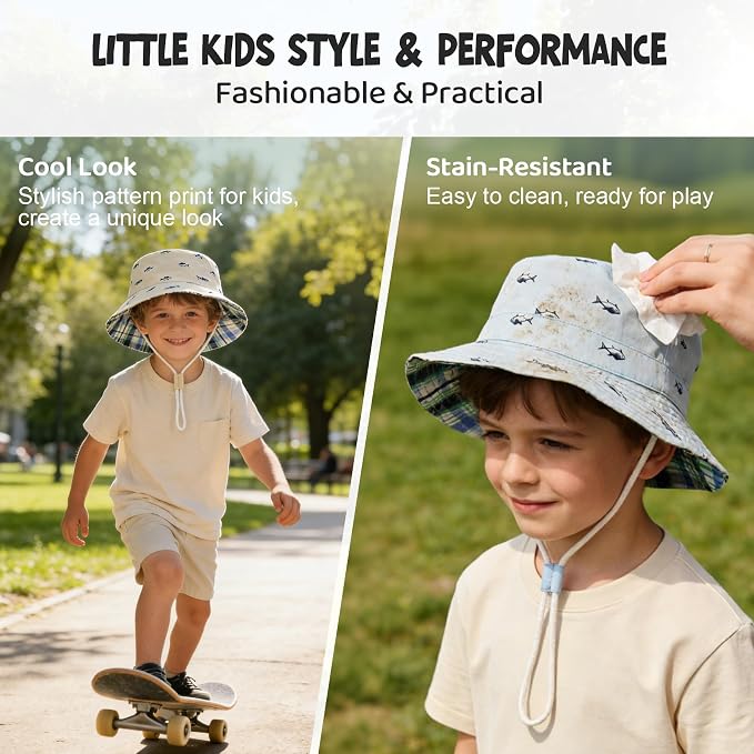 Durio 2-Pack Baby Bucket Hat - Image 6