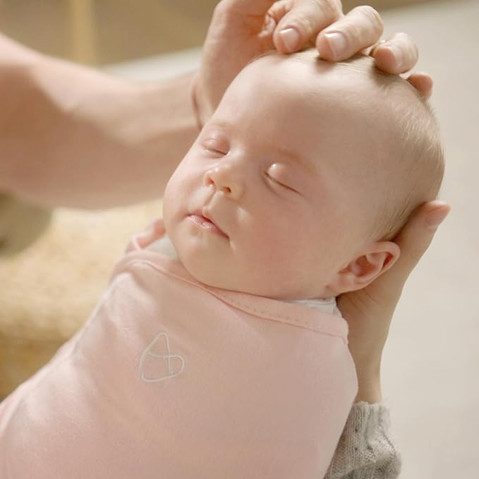SwaddleMe by Ingenuity Monogram Collection Baby Swaddle, 100% Cotton, Improves - Image 10