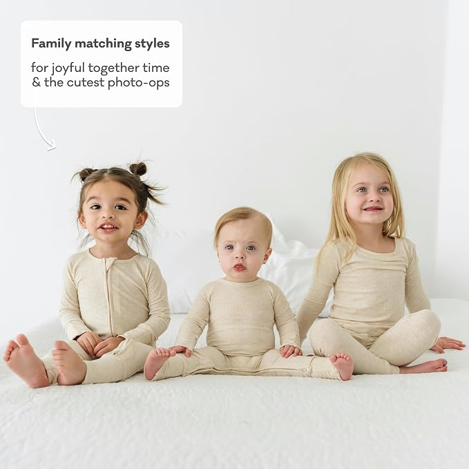 Little Sleepies Pajamas for Baby Boys & Girls, Viscose from Bamboo Baby Pajamas - Image 8
