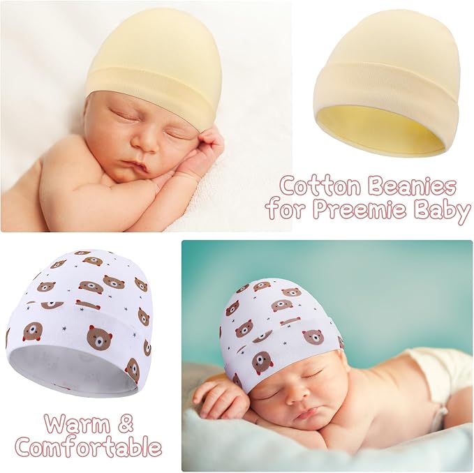 Newcotte 6 Preemie Hats - Image 6