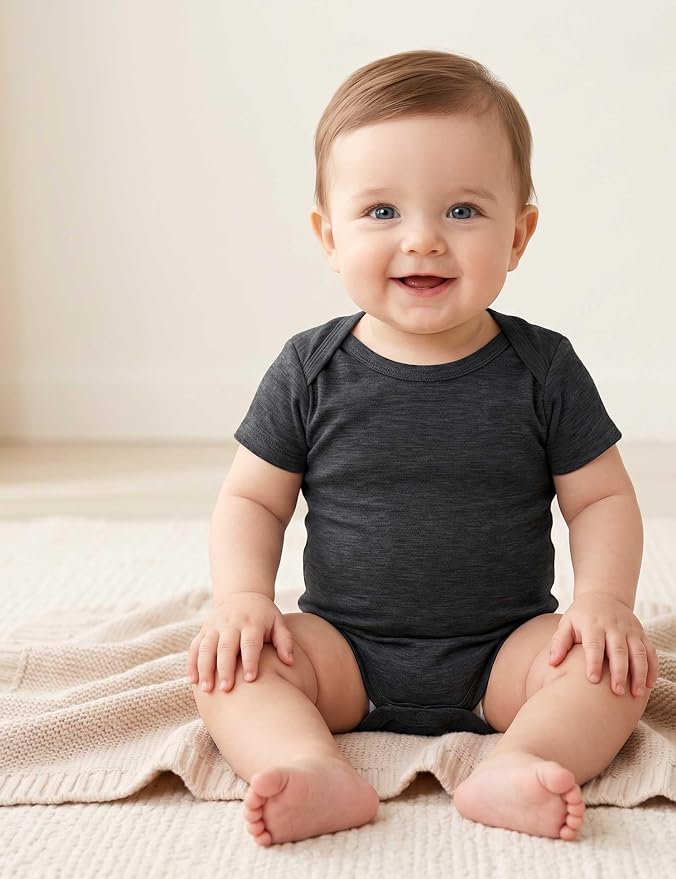 Baby Solid Bodysuit - Image 5