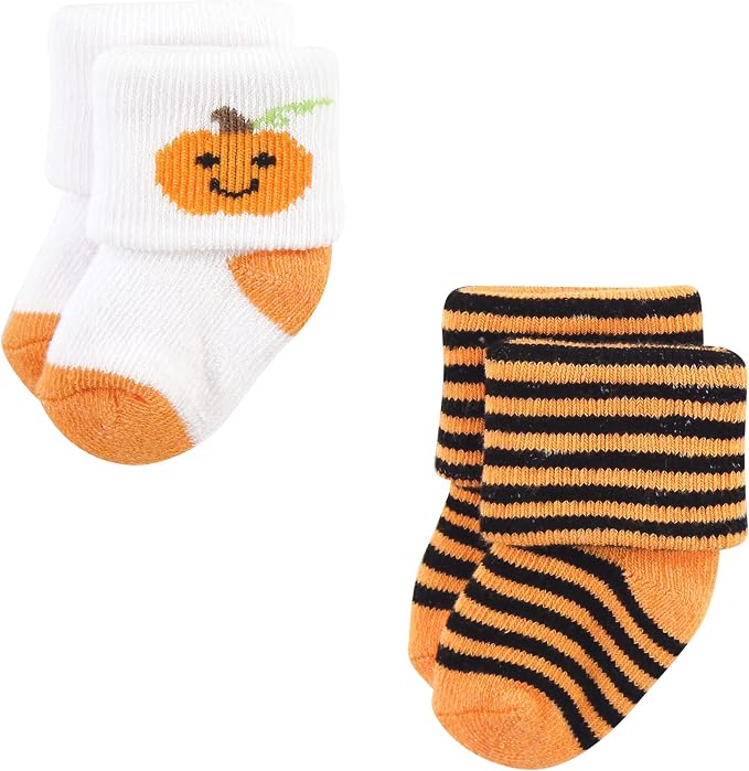 Hudson Baby baby-boys Holiday Newborn Terry Socks - Image 3